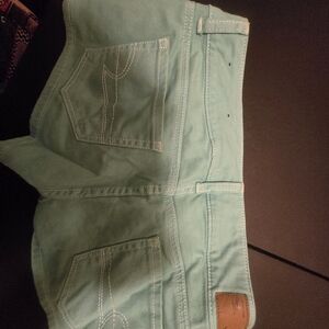 American Eagle Outfitters Mint Green Jean Shorts